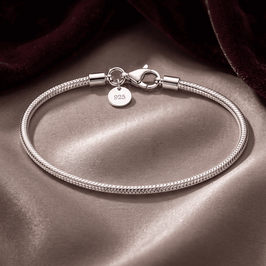 Βραχιόλι Βάσης για Charms (Ασήμι 925)