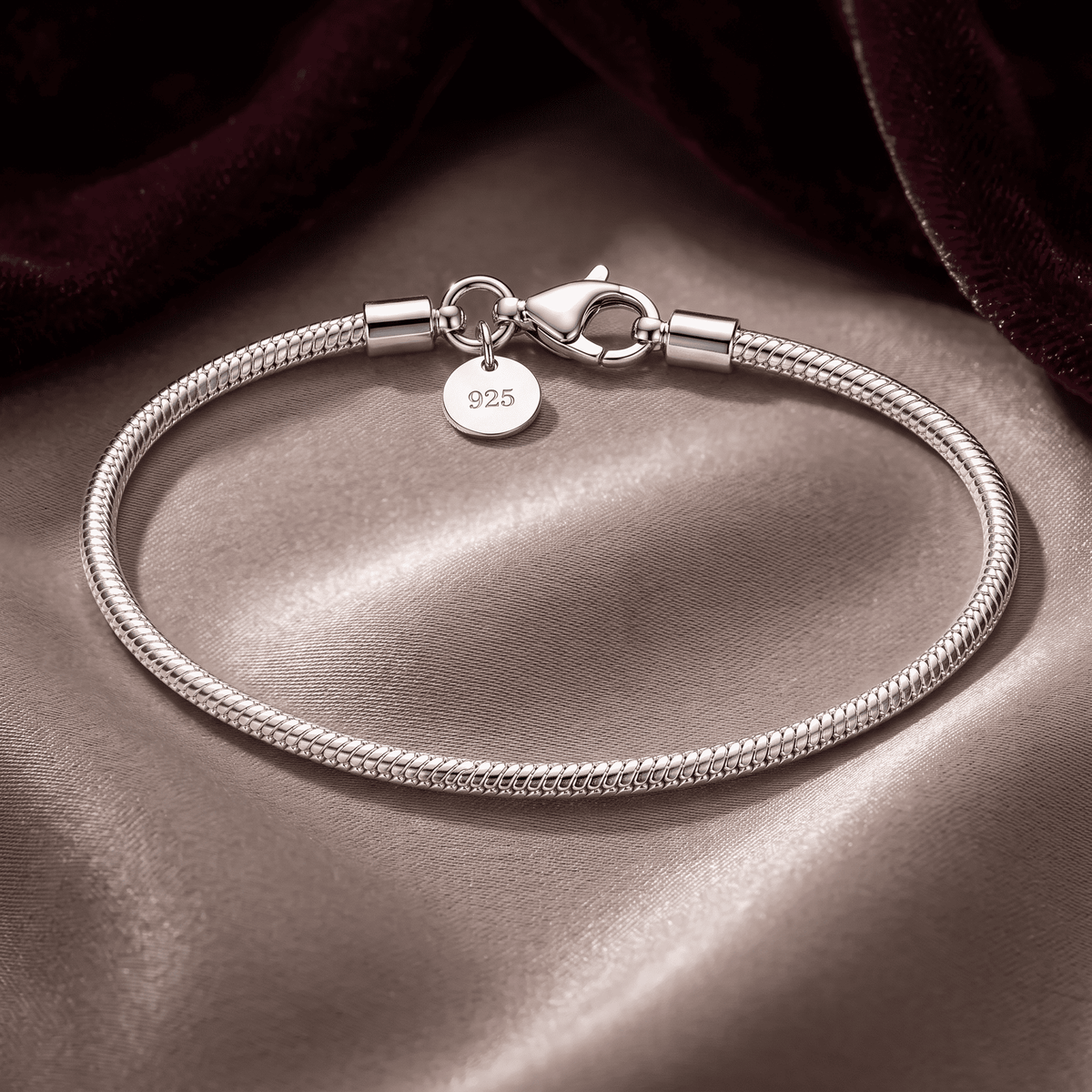 Βραχιόλι Βάσης για Charms (Ασήμι 925)