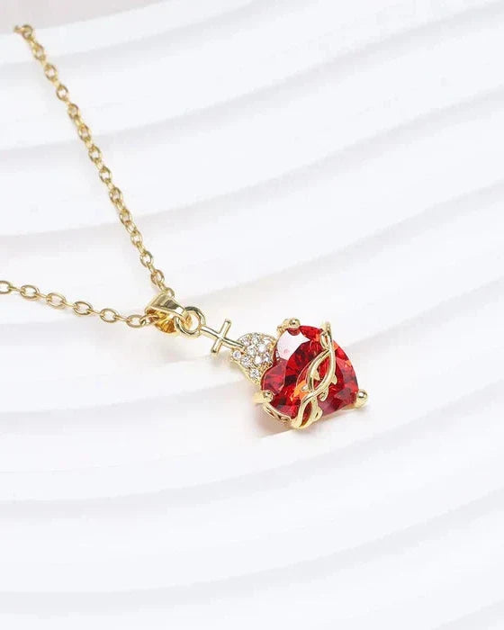 Collana Sacro Cuore di Gesù (Placcato in Oro)